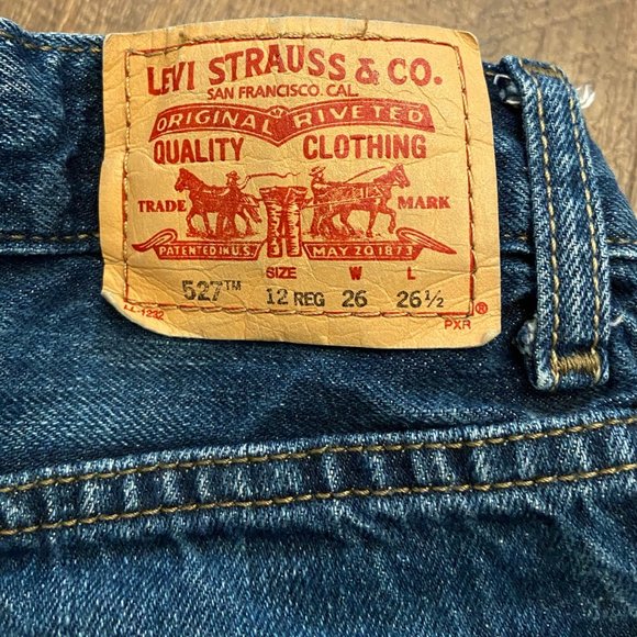 Levi's 527 Boot Cut Jeans - Size 12 - Picture 9 of 9